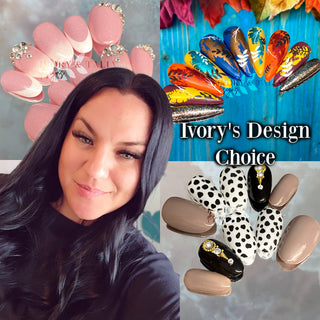 Ivory's Press On Nail Design Choice