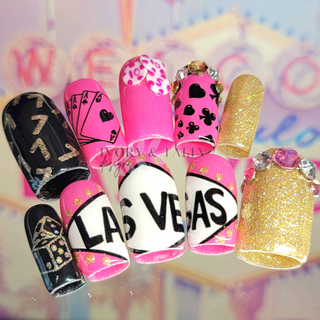 Las Vegas 777 Press on Nails (CDN)